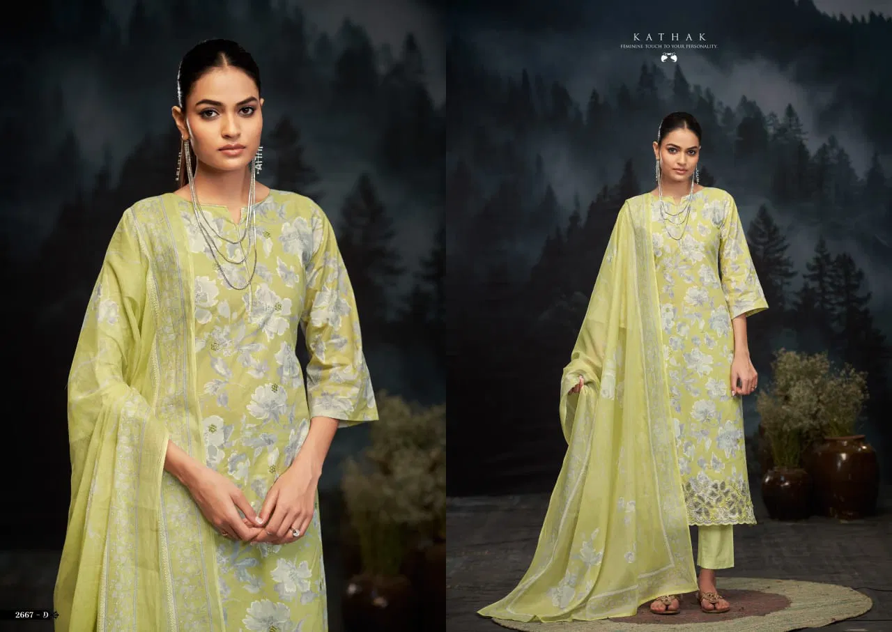 Kathak by Sargam Camrik Printed Designer Salwar Suit Wholesale Online